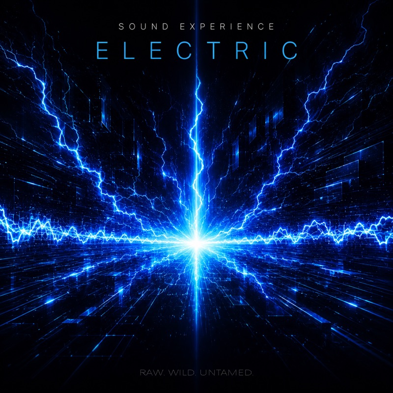 Electric blue Drivescape driving visual