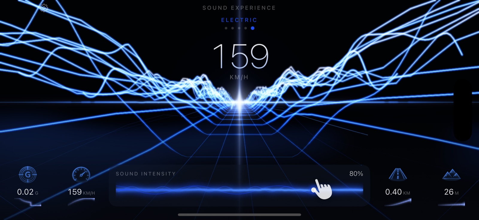 Drivescape running in landscape on iPhone
