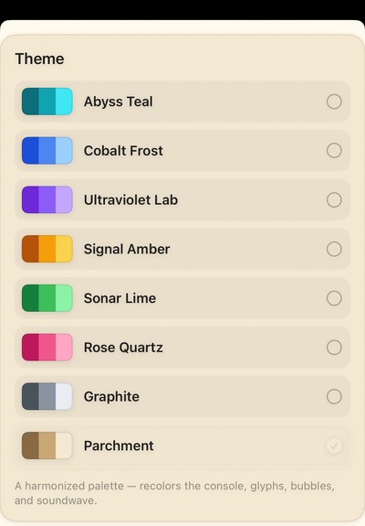 Theme setting