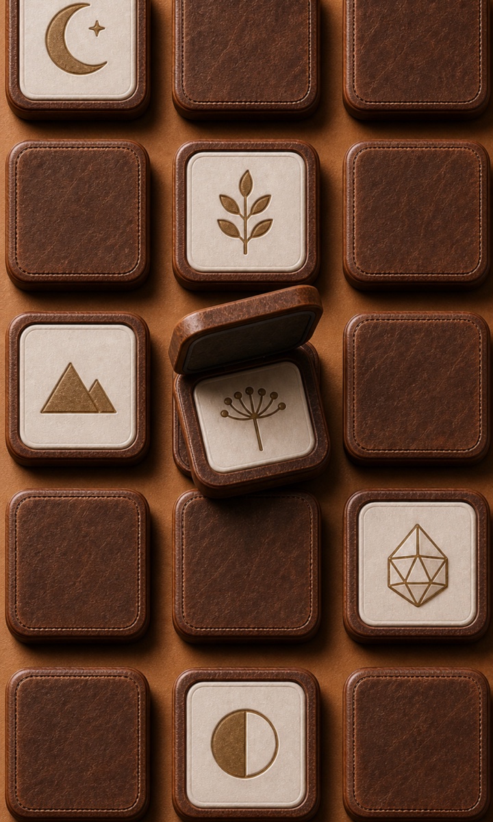Saddle Leather game board